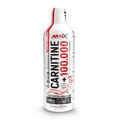 Жироспалювач Amix Nutrition Carnitine 100.000 mg CarniZone Cherry-Raspberry, 1000 мл