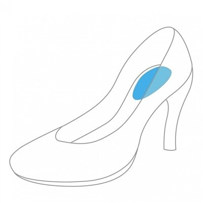 Підп'яточник Uriel LF374 Heel Cushions силіконовий