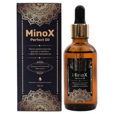 Олія-реконструктор Minox для росту волосся з ефектом ламінування, 50 мл