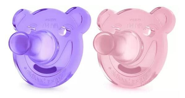 Пустушка силіконова Philips Avent Soothie SCF194/02 фігурна, 0-3 місяців, 2 шт