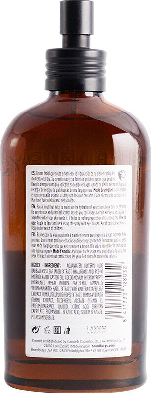 Міст для обличчя Beardburys Essentials Hydra Refresh освіжаючий, 120 мл