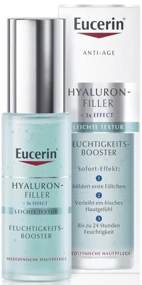 Гель-бустер Eucerin Hyaluron Filler + 3x Effect ультралегкий зволожуючий (83524), 30 мл