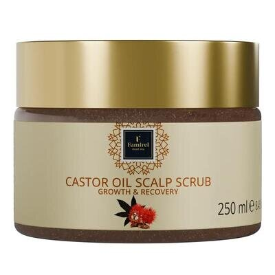 Скраб для шкіри голови Famirel Castor Oil з рициновою олією, 250 мл