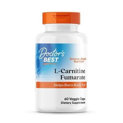 Амінокислота Doctor's Best L-Carnitine Fumarate, 60 капсул