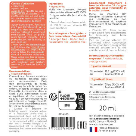 Вітал-D3 Ineldea Vital-D3 краплі по 20 мл у флак.