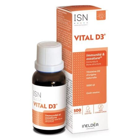 Вітал-D3 Ineldea Vital-D3 краплі по 20 мл у флак.