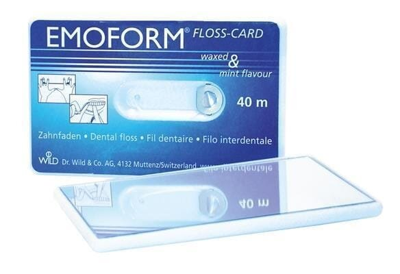 Флос-картка Emoform Floss Card із дзеркалом, 40 м