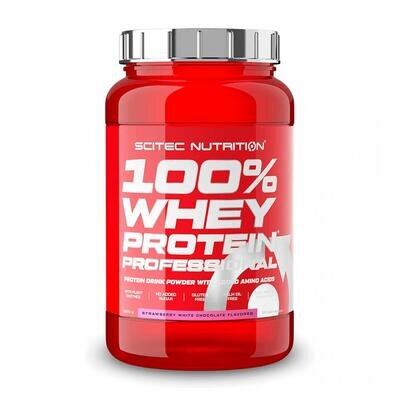 Протеїн Scitec Nutrition 100% Whey Protein Prof, полуниця-білий шоколад, 920 г