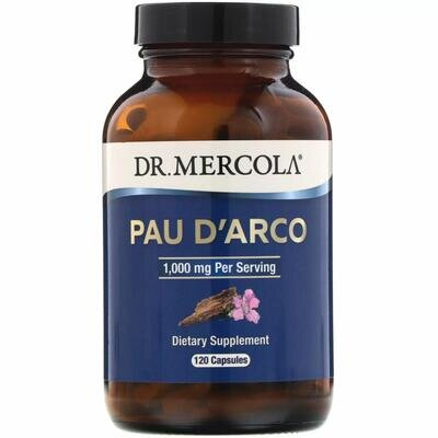 Пау Д'арко Dr. Mercola Pau D'Arco 1000 мкг, 120 капсул