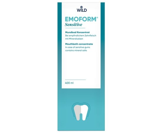 Ополіскувач для ротової порожнини Dr. Wild Emoform Sensitive Для чутливих зубів, 400 мл