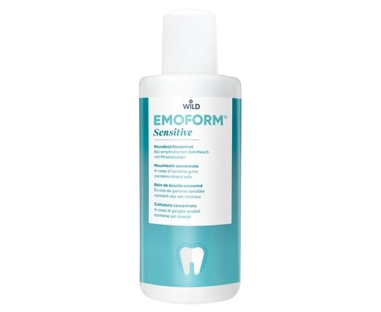 Ополіскувач для ротової порожнини Dr. Wild Emoform Sensitive Для чутливих зубів, 400 мл