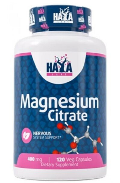Магнію цитрат Haya Labs Magnesium Citrate 400 мг капсули №120