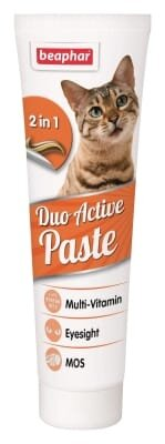 Мультивітамінна паста Beaphar Duo Active Pasta for Cats для здоров'я кишок, 100 г