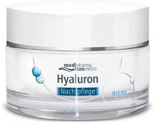 Крем для обличчя Hyaluron (Pharma Hyaluron) Riche нічний відновлюючий для сухої шкіри, 50 мл