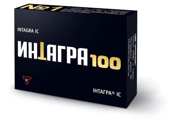 Інтагра IC таблетки, в/о по 100 мг №1