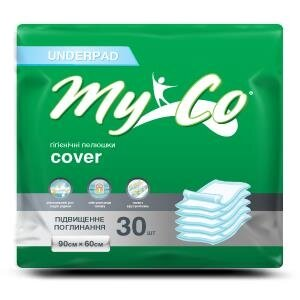 Пелюшки MyCo Cover одноразові гігієнічні 60 х 90 см, 30 шт