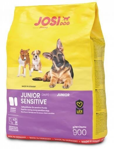 Корм сухий Josera JosiDog Junior Sensitive для молодих собак із чутливим травленням, 900 г
