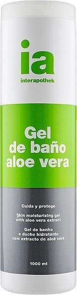 Гель для душу Interapothek Aloe Vera освіжаючий з екстрактом алое вера, 1000 мл