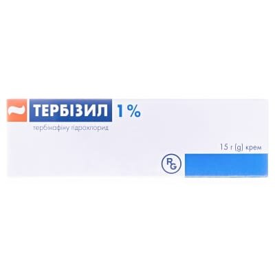 Тербізил крем 1 % по 15 г у тубах