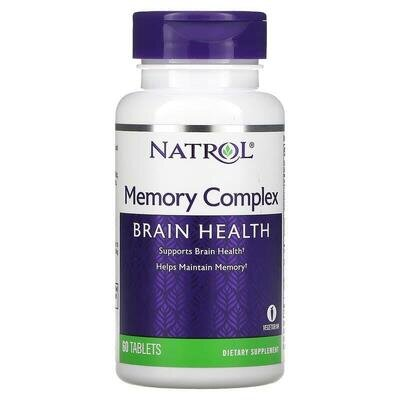 Комплекс для пам'яті Natrol Memory Complex Brain Health, 60 таблеток