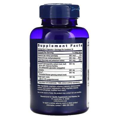 Підтримка щитовидної залози: тироїд потрійної дії Life Extension Triple Action Thyroid, 60 вегетаріанських капсул