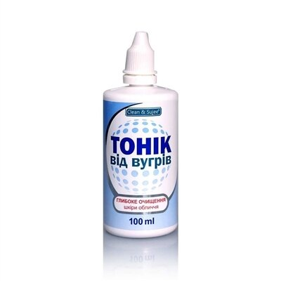 Тонік для обличчя Clean&Sujee від вугрового висипу, для проблемної шкіри, 100 мл