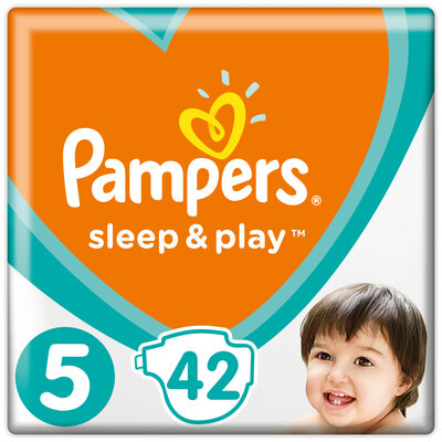 Підгузки дитячі Pampers Sleep & Play розмір 5, 11-16 кг, 42 шт