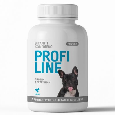 Віталіті Комплекс ProVET Profiline протиалергічний для собак, 100 таблеток