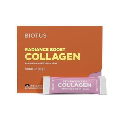 Колаген Biotus Radiance Boost Collagen підсилювач сяйва по 15 мл №30 у стіках
