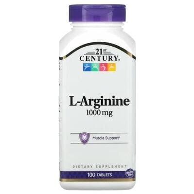 L-Аргінін 21st Century L-Arginine 1000 мг, 100 таблеток