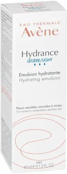 Емульсія Avene Hydrance Legere/Light зволожуюча для нормальної і комбінованої шкіри, 40 мл