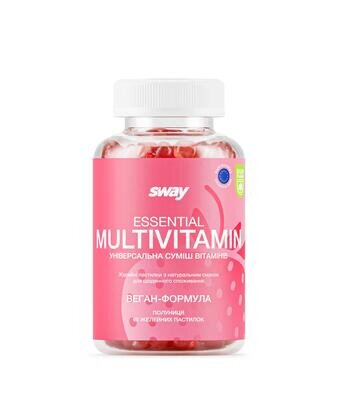 Мультивітаміни Baum Pharm Sway Multivitamin essential желатинові пастилки №60