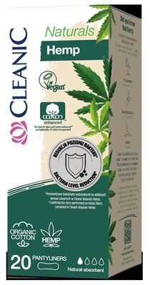 Прокладки щоденні Cleanic Naturals Hemp, 20 шт