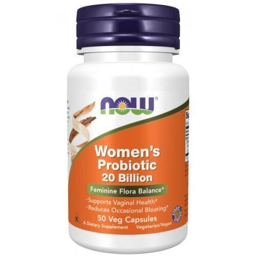 Жіночий пробіотик NOW Women's Probiotic 20 млрд вег. капсули №50