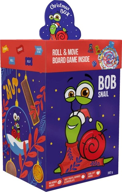 Набір Bob Snail Christmas box Різдвяний бокс з іграшкою, 382 г