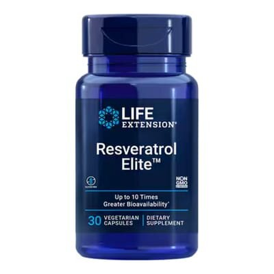 Ресвератрол Life Extension Resveratrol 100 мг, 30 вегетаріанських капсул