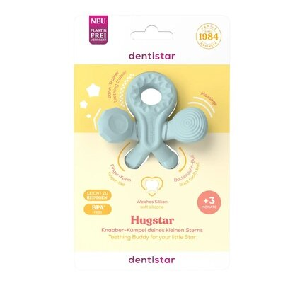 Прорізувач для зубів Dentistar cиліконовий для дітей від 3 місяців, м'ята