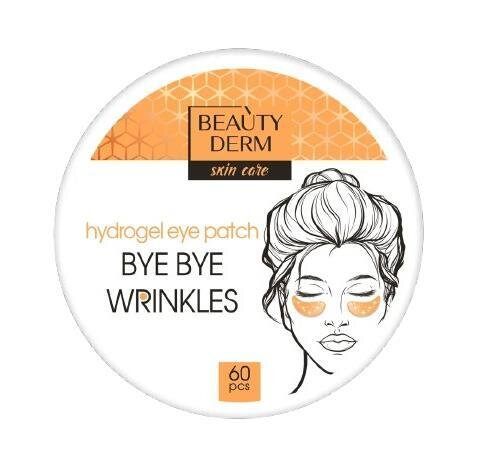 Патчі для шкіри навколо очей Beauty Derm золоті гідрогелеві Bye Bye wrinkles, 60 шт