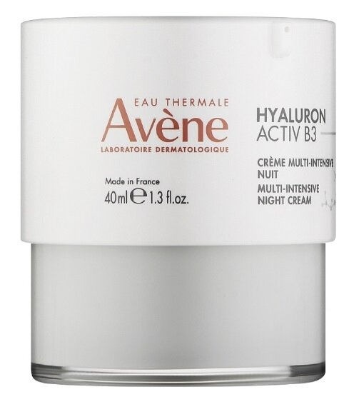 Крем для обличчя Avene Hyaluron Activ B3 нічний мультиінтенсивний, 40 мл