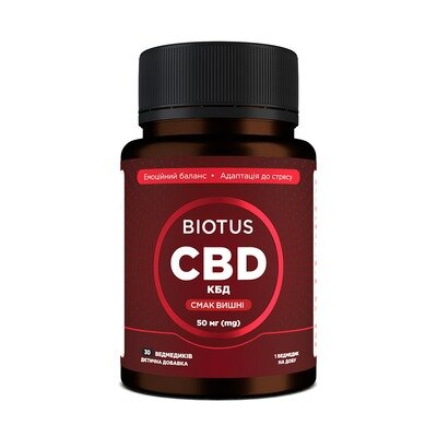 Канабідіол Biotus CBD Gummies 50 мг, 30 желейних ведмедиків
