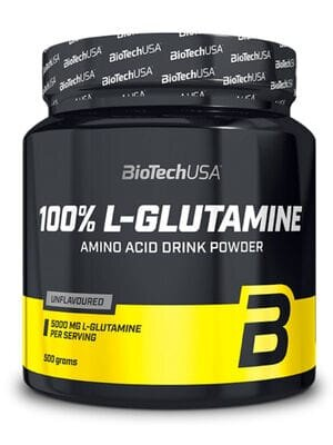 Амінокислота Biotech 100% L-Glutamine, 500 г