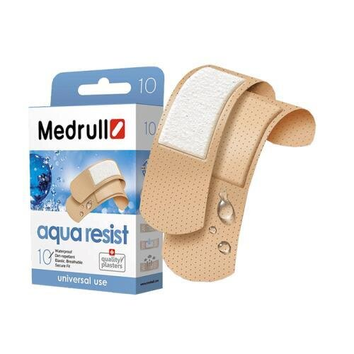 Пластир медичний Medrull Aqua Resist на полімерній основі, 10 штук
