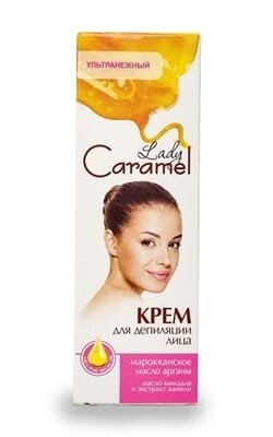 Крем Lady Caramel для депіляції обличчя, 50 мл