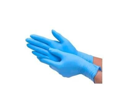 Рукавички оглядові MP MedPlast нітрилові без пудри нестерильні, розмір M, пара