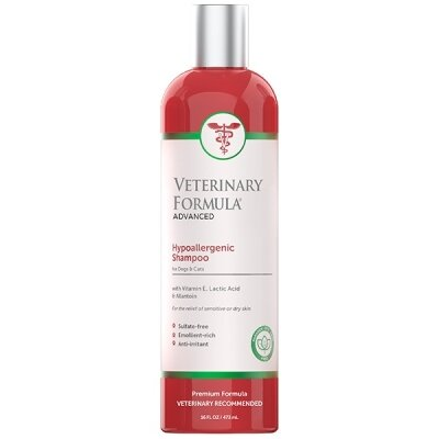 Шампунь для собак та котів Veterinary Formula Advanced Hypoallergenic гіпоалергенний, 473 мл