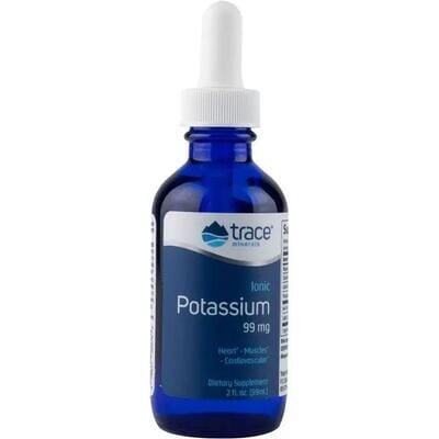 Калій іонний Trace Minerals Ionic Potassium 99 мг у краплях, 59 мл