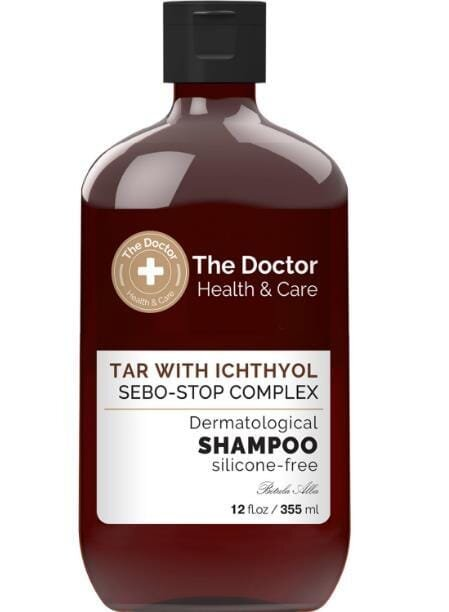 Шампунь The Doctor Sebo-stop Complex дьоготь та іхтіол, 355 мл