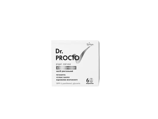 Рідкі свічки Dr. PROCTO з пробіотиками по 9 мл №6