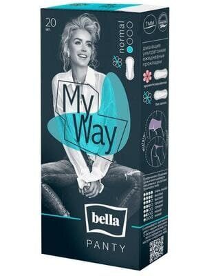 Прокладки гiгiєнiчнi щоденнi Bella Panty My Way, 20 штук
