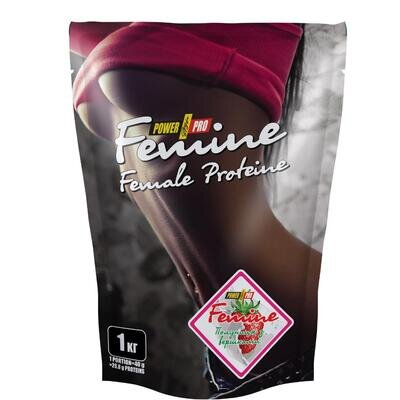 Протеїн Power Pro Femine Female Proteine полуниця з вершками, 1 кг